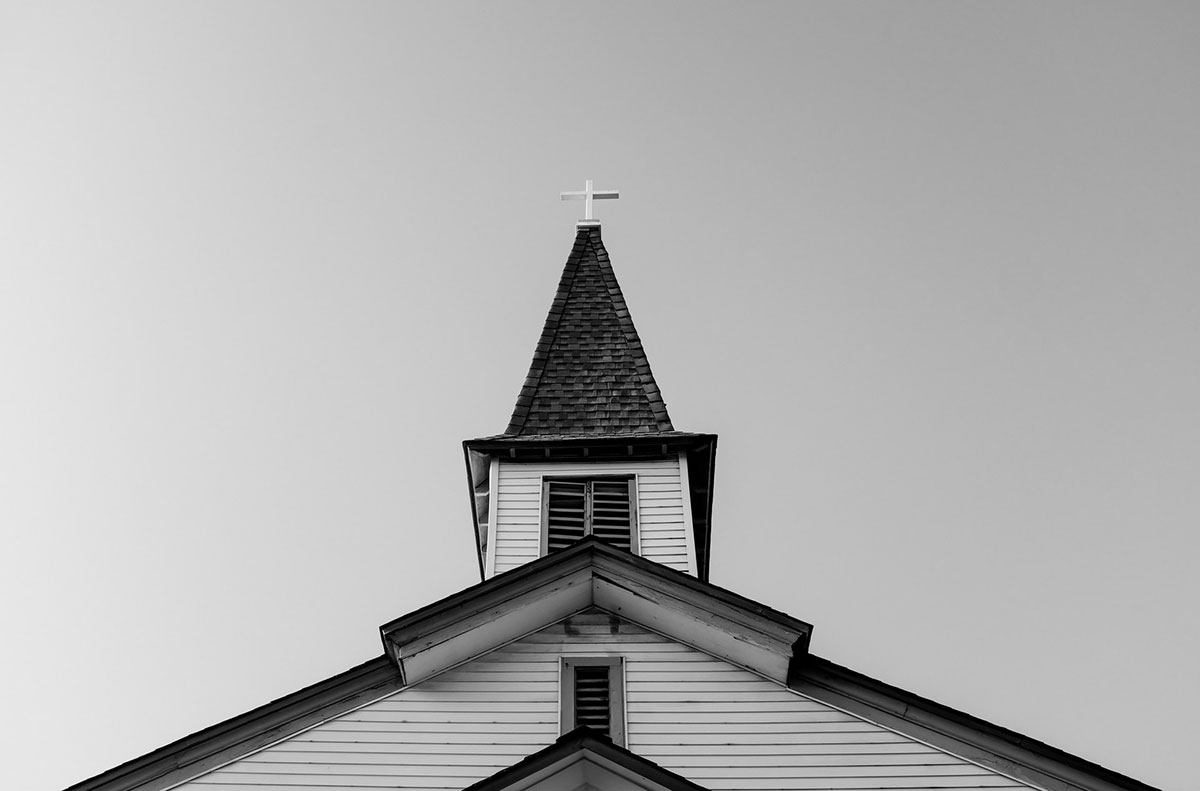 The roof of a Seventh-day Adventist Church