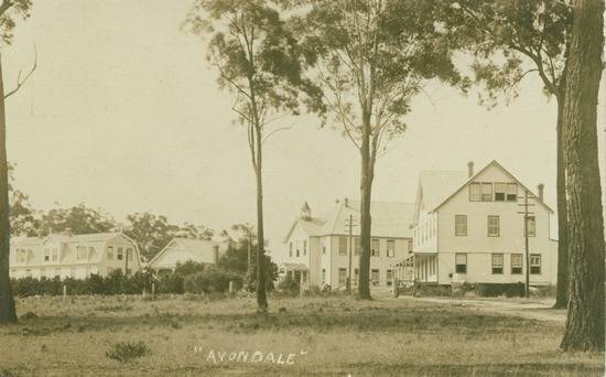 A photograph of the old buildings for Avondale college.