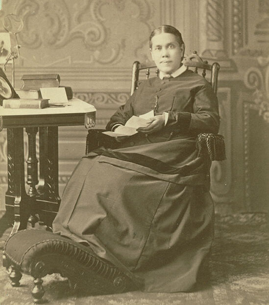 An old photograph of Ellen White