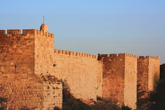 The walls of Jerusalem